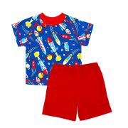 Комплект футболка и шорты, кулир