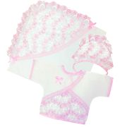 Комплект 3-х пр (уголок, чепчик, распашонка)