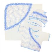 Комплект 3-х пр (уголок, чепчик, распашонка)