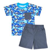 Футболка и шорты с карманами, комплект