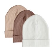 Шапочка двойная интерлок пенье в рубчик