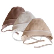 Чепчик интерлок пенье в рубчик