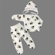 Комплект 3-х предметный (распашонка+ползунки+чепчик) футер с начесом