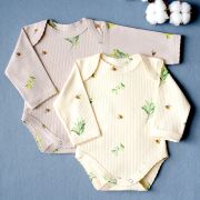 Боди с длинным рукавом (интерлок пенье в рубчик)